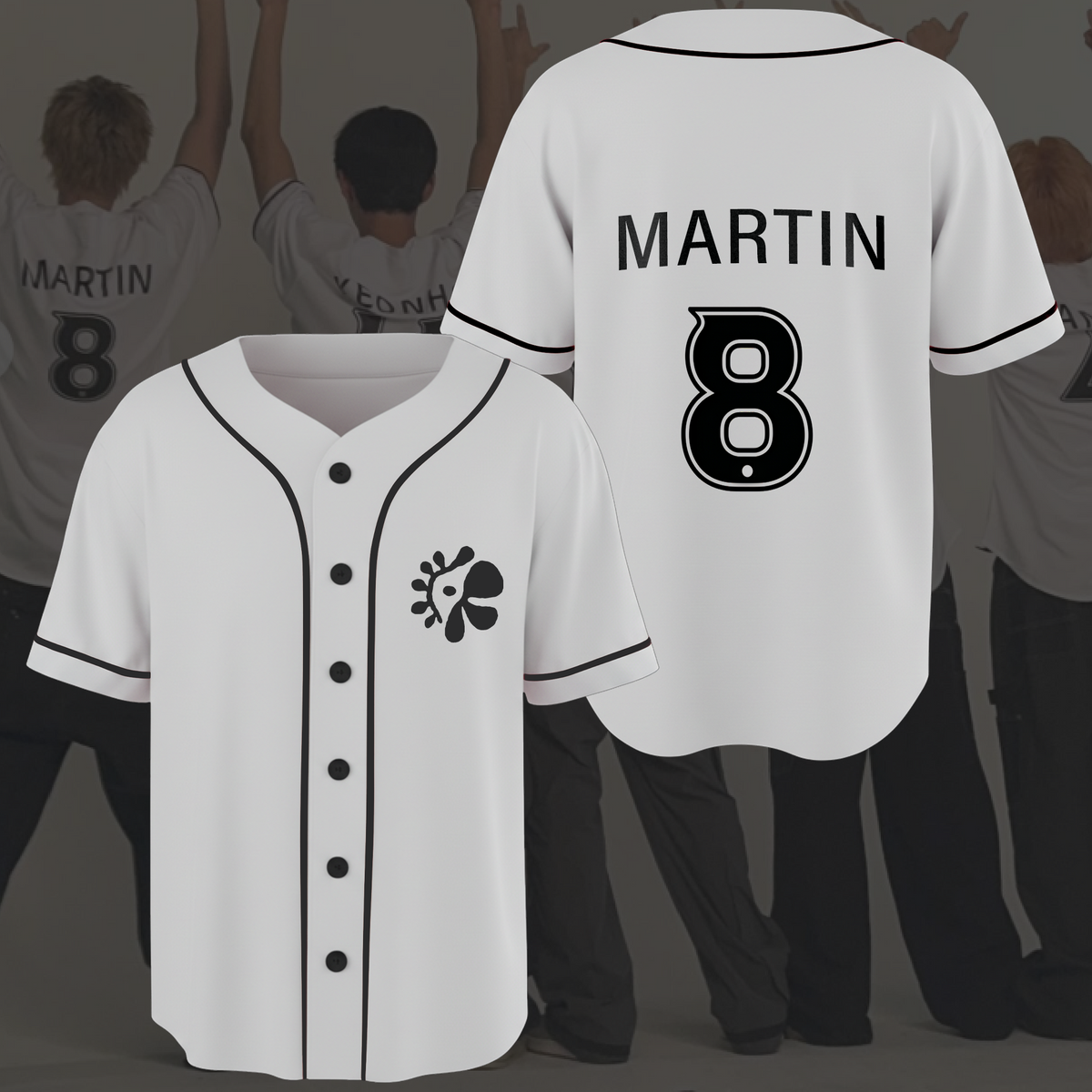 Cortis Uniform „Put Your Phone Down“-Tour Baseballtrikot Fan-Edition