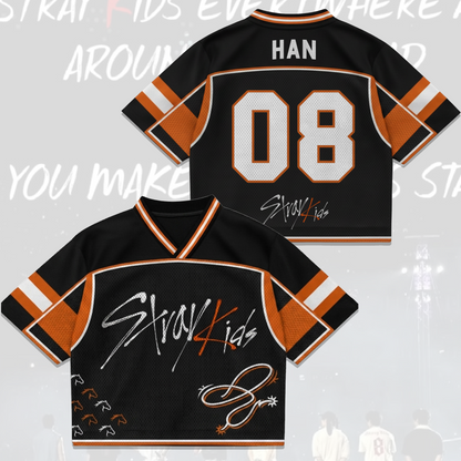 Wild West Horizon Stray Kids Konzert Mixed Mesh Trikot Fan-Edition