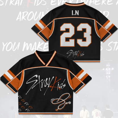 Wild West Horizon Stray Kids Konzert Mixed Mesh Trikot Fan-Edition