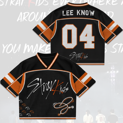 Wild West Horizon Stray Kids Konzert Mixed Mesh Trikot Fan-Edition