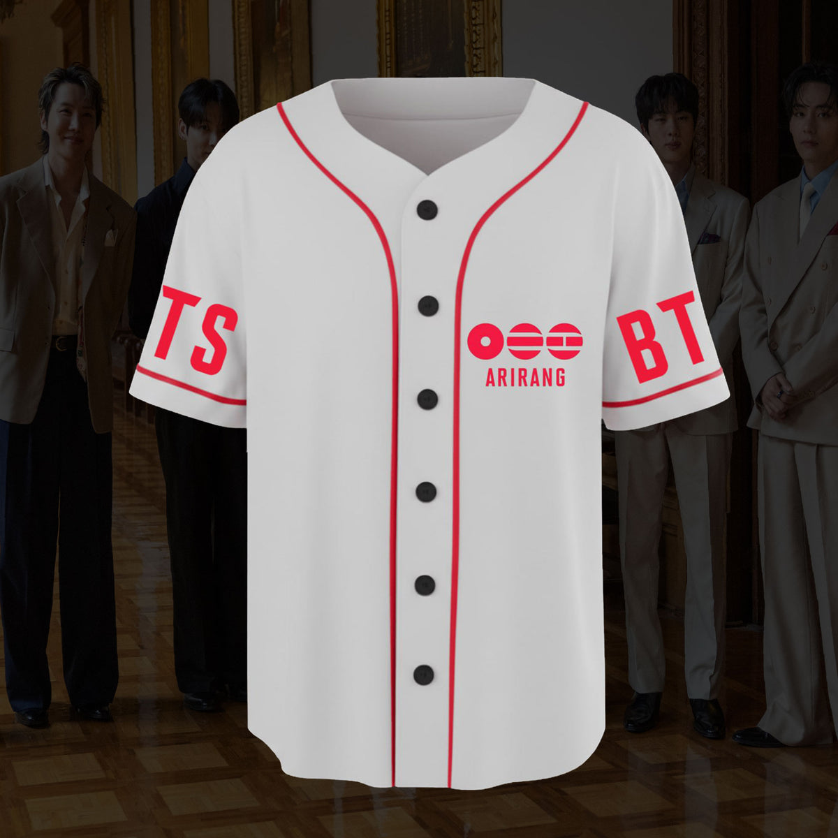 Cute BTS 20 Arirang World Tour Baseball Jersey