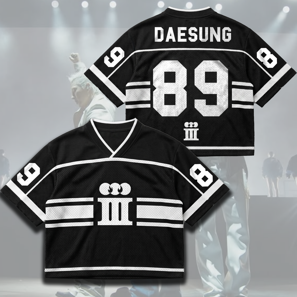 Trendiges BIGBANG BiiiG Cosmos Tour Mixed-Mesh-Trikot, cooles Fan-Geschenk