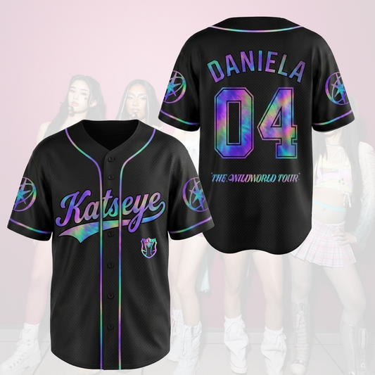 Auroral Rave Katseye The Wildworld Tour Mesh Jersey Fan Gifts