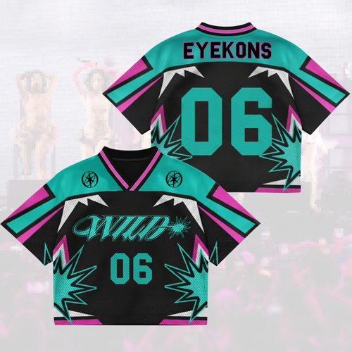 Edgy Wild Katseye Pinky Up The WildWorld Tour Mesh-Trikot Geschenk für Eyekons