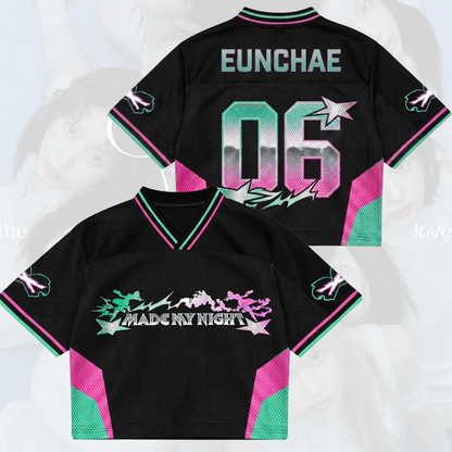 Episches LE SSERAFIM „Made My Night“ Mixed Mesh Jersey Pureflow Tour-Geschenk für Fans