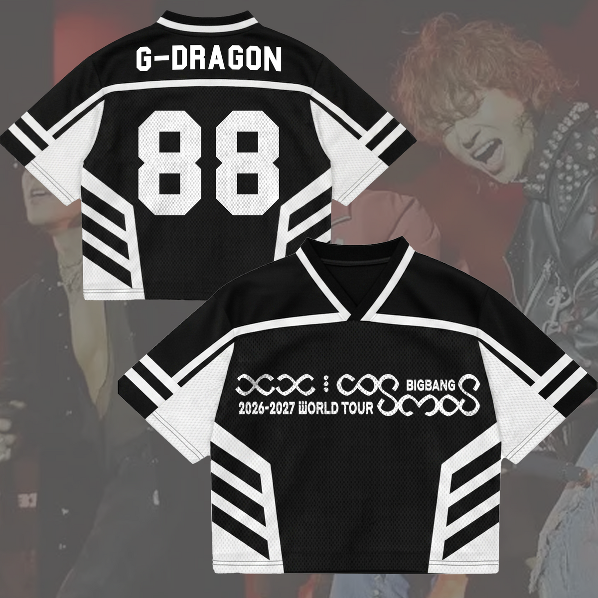 Still Life Keys Bigbang Cosmos World Tour Mixed Mesh Jersey Geschenk für VIP