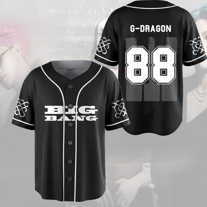 BigBang 20. Jubiläum XX Cosmos Baseball-Trikot Geschenk für Fans