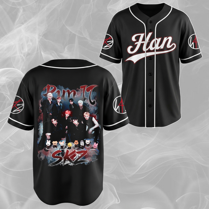 Contagious Stray Kids Run It World Tour Baseball Jersey Gift For Stay