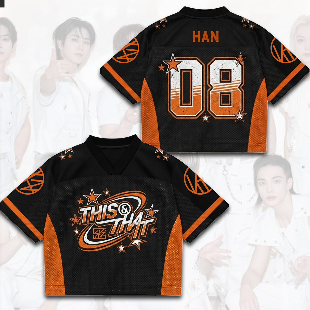 Dynamisches Stray Kids This That Mixed-Mesh-Trikot, das ultimative Geschenk für Fans