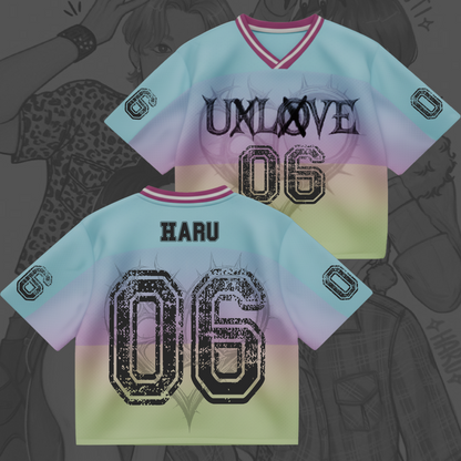 XLOV Unlove Gemischtes Netz-Jersey