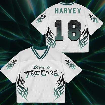 Flawless XG The Core  World Tour Mixed Mesh Jersey Gift For Alphaz