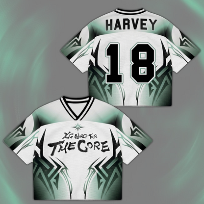 Mesmerizing XG The Core  World Tour Mixed Mesh Jersey Gift For Alphaz