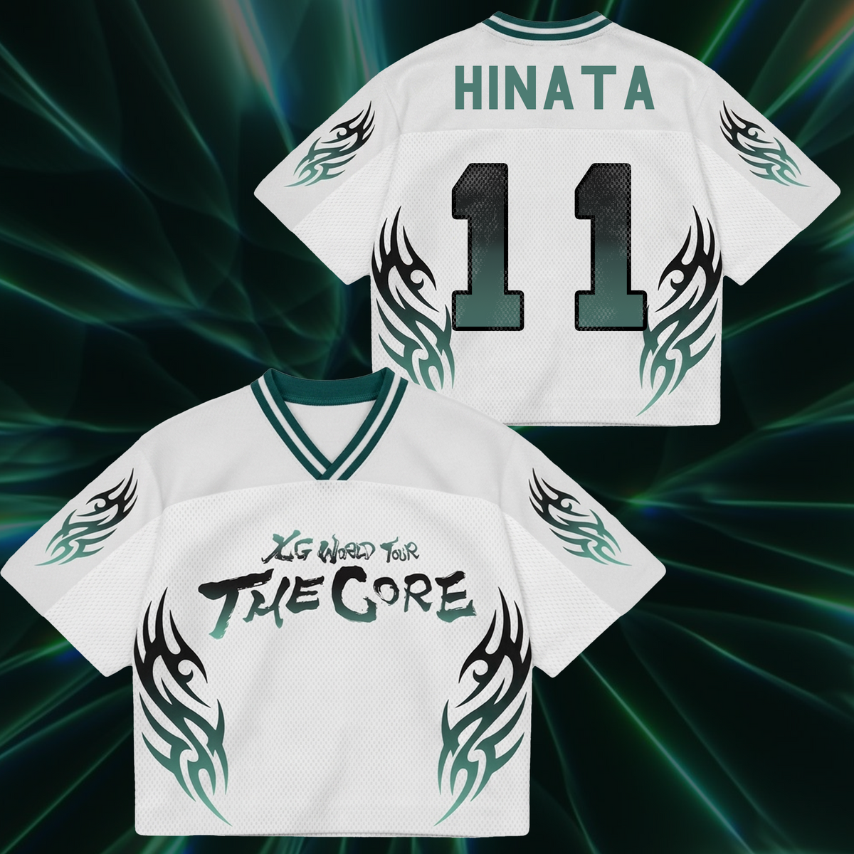 Flawless XG The Core  World Tour Mixed Mesh Jersey Gift For Alphaz