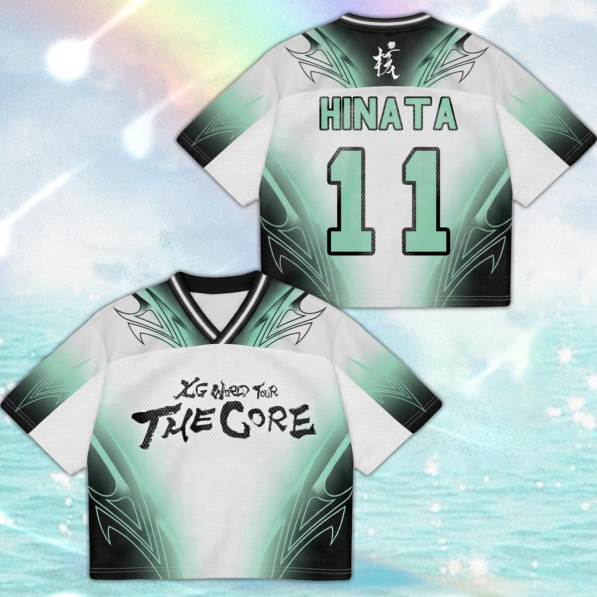 Charismatic XG The Core  World Tour Mixed Mesh Jersey Gift For Fans
