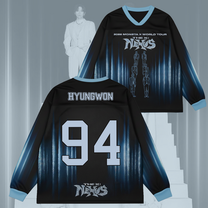 Monsta X World Tour Mesh Splicing Long Sleeved Gift For Fans