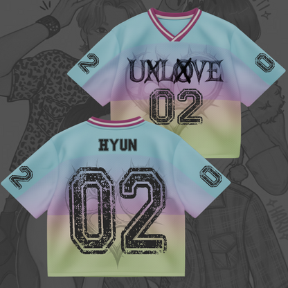 XLOV Unlove Gemischtes Netz-Jersey