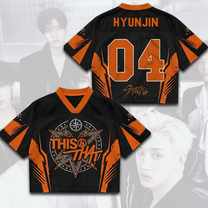Energetisches Stray Kids This That Album Mixed Mesh Jersey Perfektes Fan-Geschenk