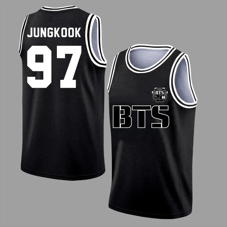 BTS World Tour 2026 Basketball-Trikot – K-Pop Konzert-Shirt Geschenk für ARMY-Fans