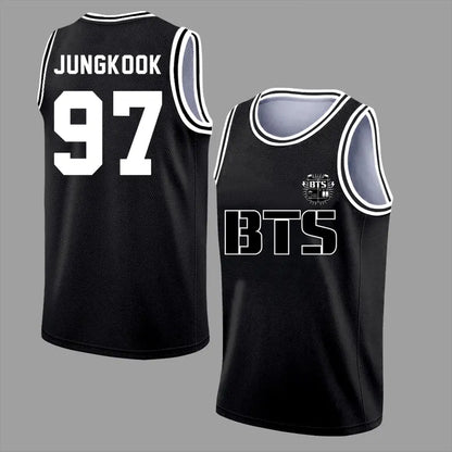 BTS World Tour 2026 Basketball-Trikot – K-Pop Konzert-Shirt Geschenk für ARMY-Fans