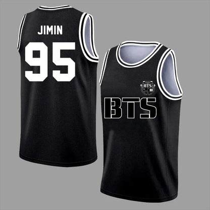 BTS World Tour 2026 Basketball-Trikot – K-Pop Konzert-Shirt Geschenk für ARMY-Fans