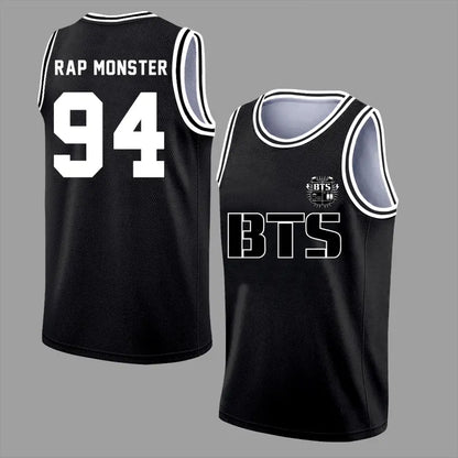 BTS World Tour 2026 Basketball-Trikot – K-Pop Konzert-Shirt Geschenk für ARMY-Fans