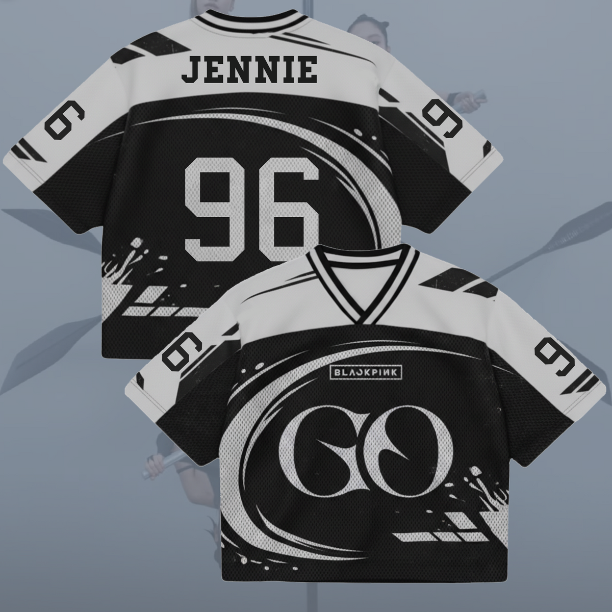 Title Go Deadline Blackpink Album Mixed Mesh Jersey