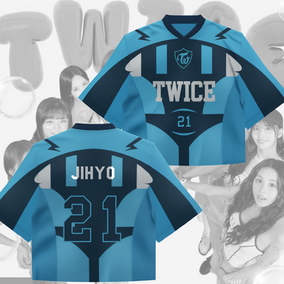 WAVESTEEᵀᴹ Train to World Tour Jersey By Twice Limited Mixed Mesh Jersey