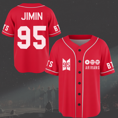 BTS World Tour Arirang Baseball-Trikot