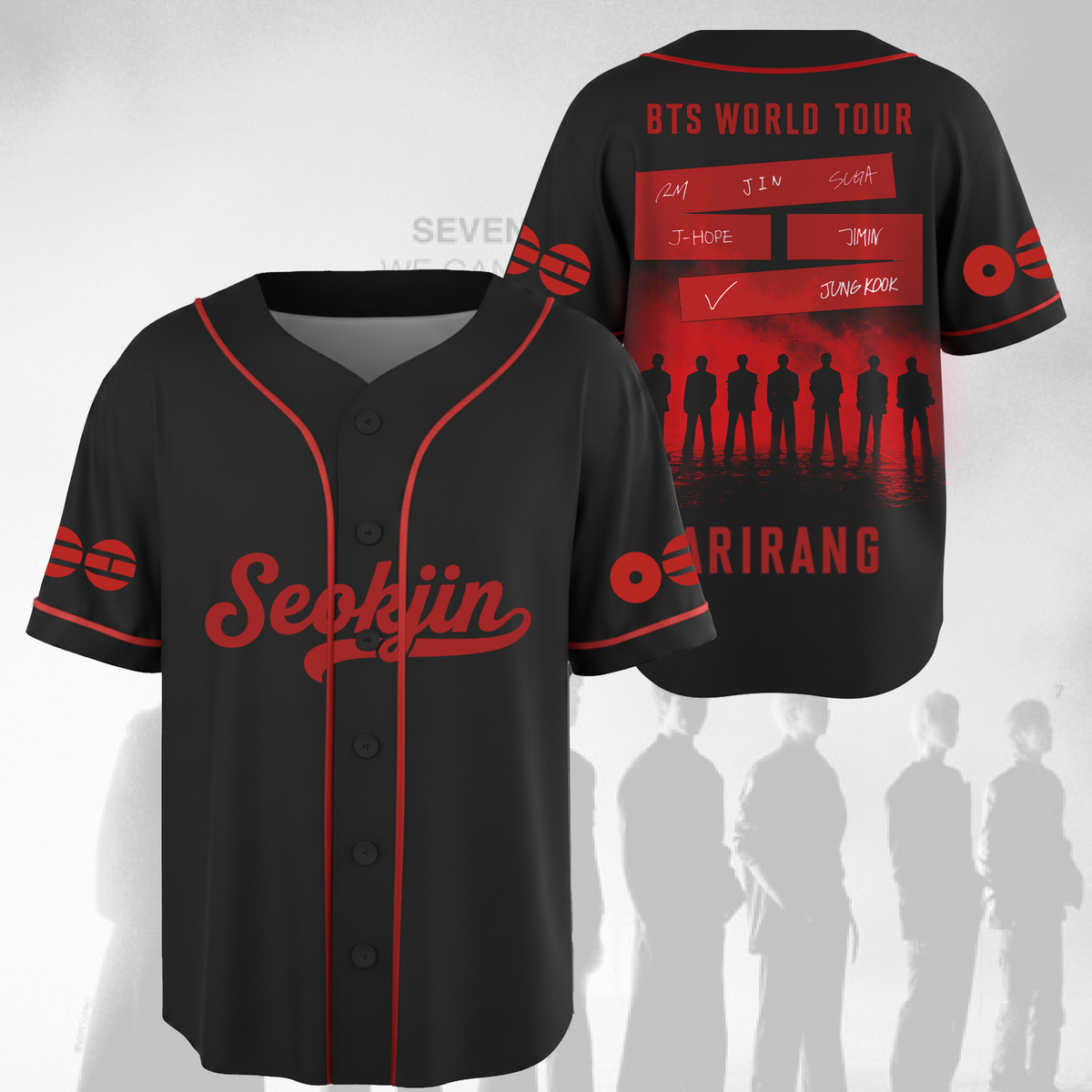 Arirang BTS World Tour Baseball Jersey Gifts For Lovers