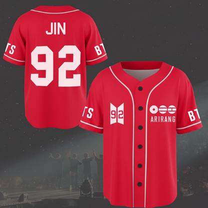 BTS World Tour Arirang Baseball-Trikot