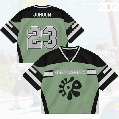 Cortis AlbumGREENGREEN Gemischtes Mesh-Trikot