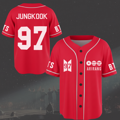 BTS World Tour Arirang Baseball-Trikot