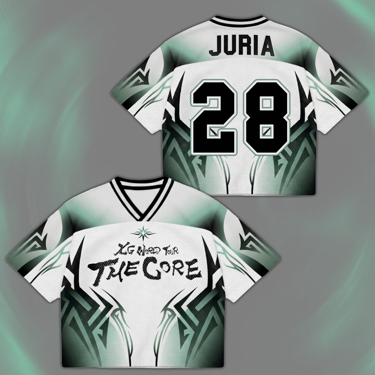 Mesmerizing XG The Core  World Tour Mixed Mesh Jersey Gift For Alphaz