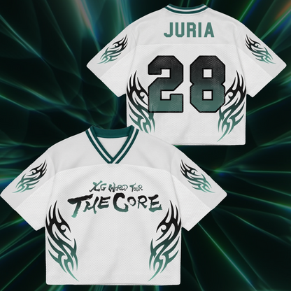 Flawless XG The Core  World Tour Mixed Mesh Jersey Gift For Alphaz
