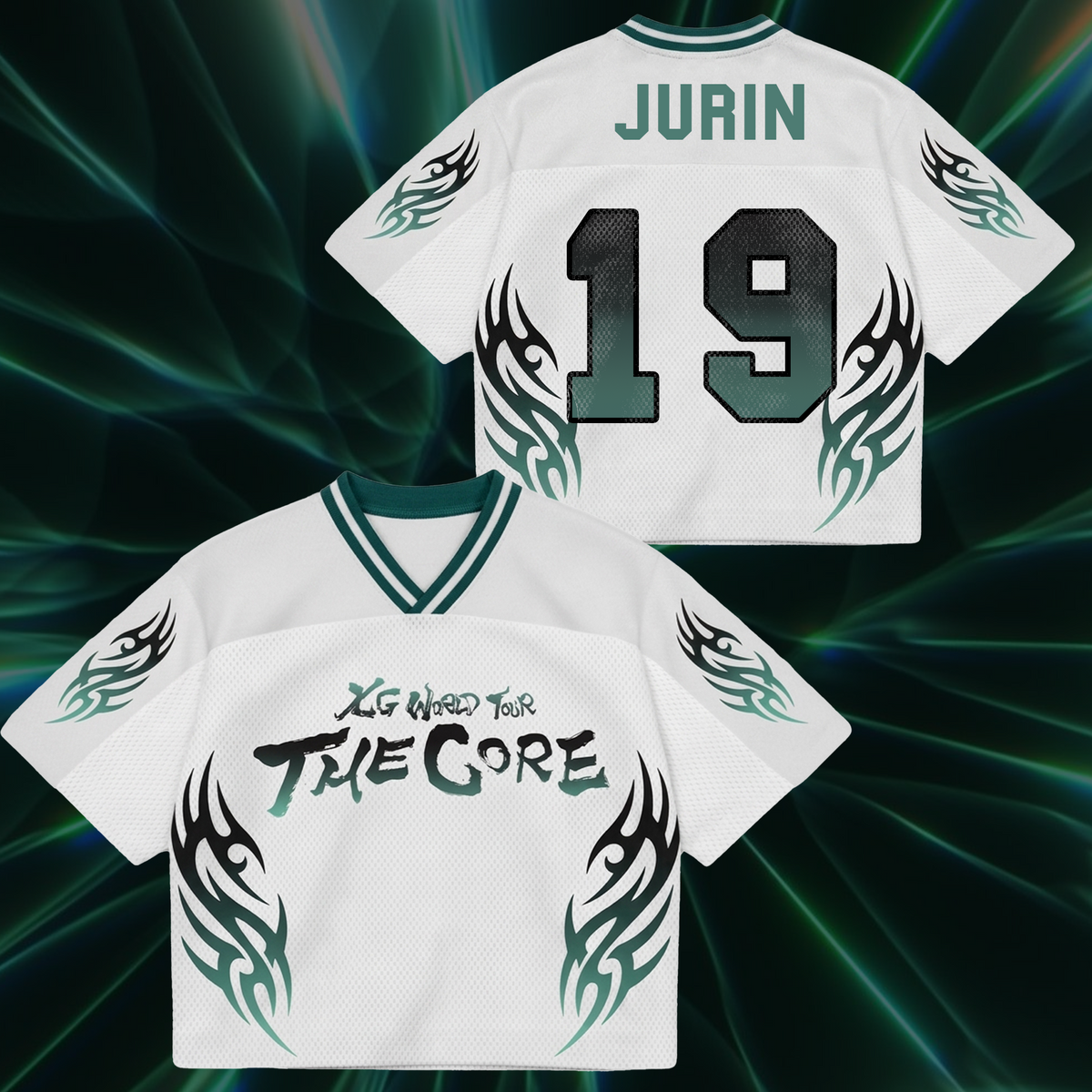 Flawless XG The Core  World Tour Mixed Mesh Jersey Gift For Alphaz