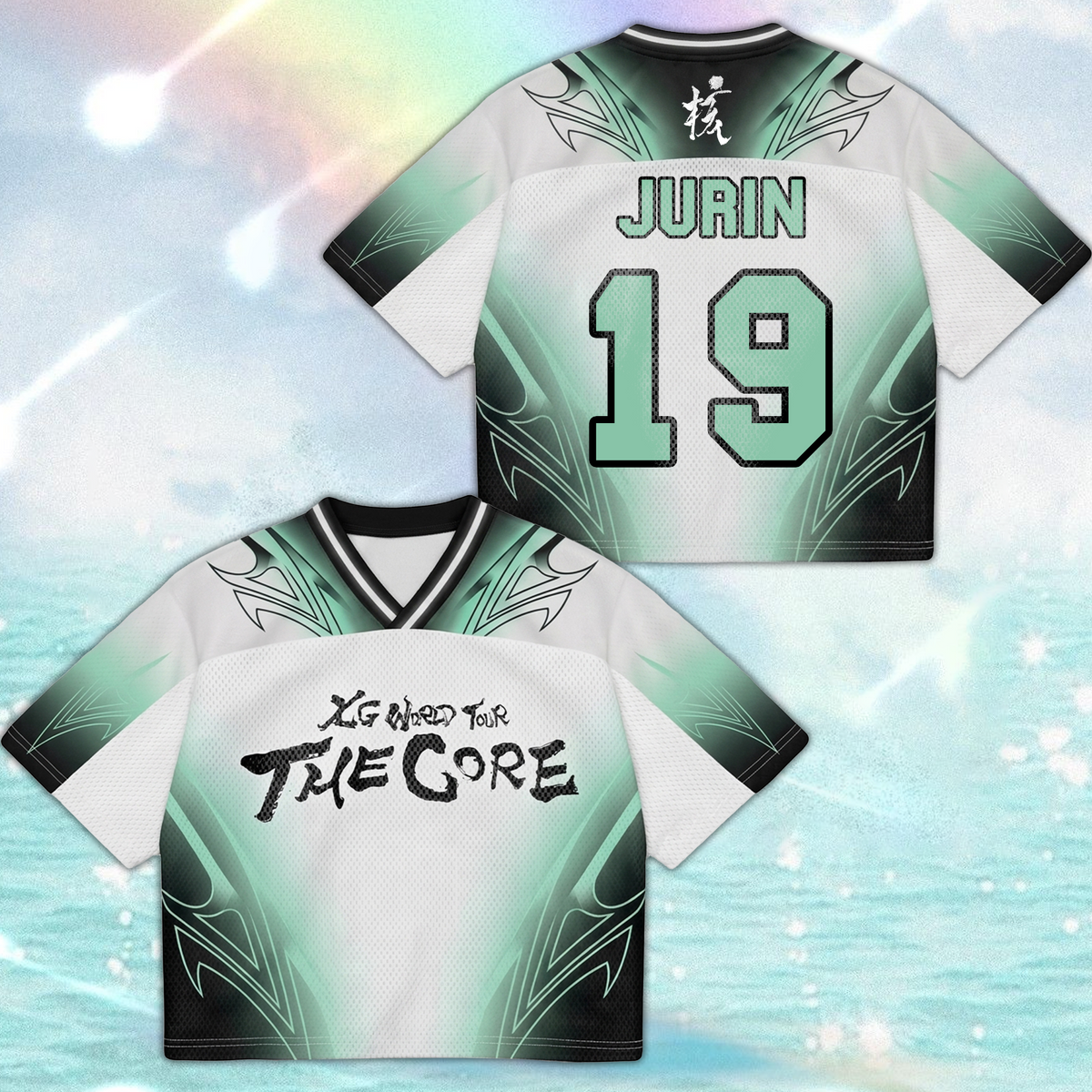 Charismatic XG The Core  World Tour Mixed Mesh Jersey Gift For Fans