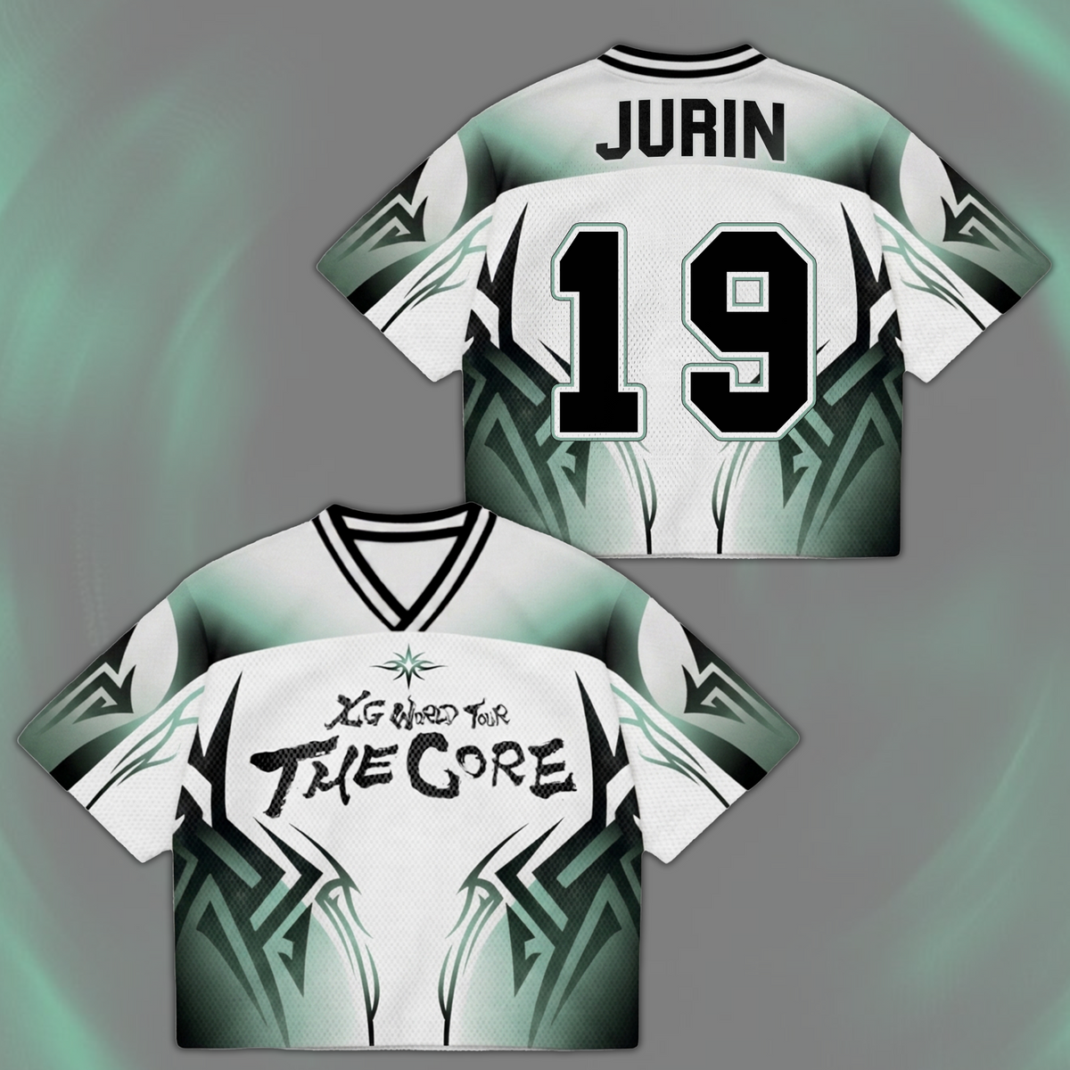 Mesmerizing XG The Core  World Tour Mixed Mesh Jersey Gift For Alphaz