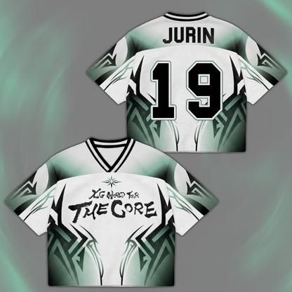 Mesmerizing XG The Core  World Tour Mixed Mesh Jersey Gift For Alphaz