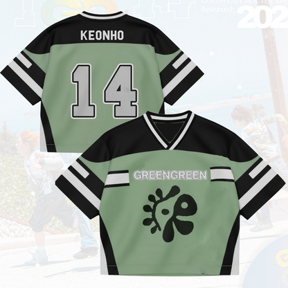 Cortis AlbumGREENGREEN Gemischtes Mesh-Trikot
