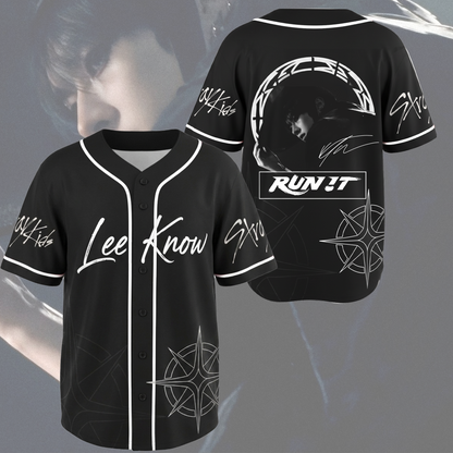 Lee Know Run It World Tour Stray Kids Baseballtrikot Stay Geschenke