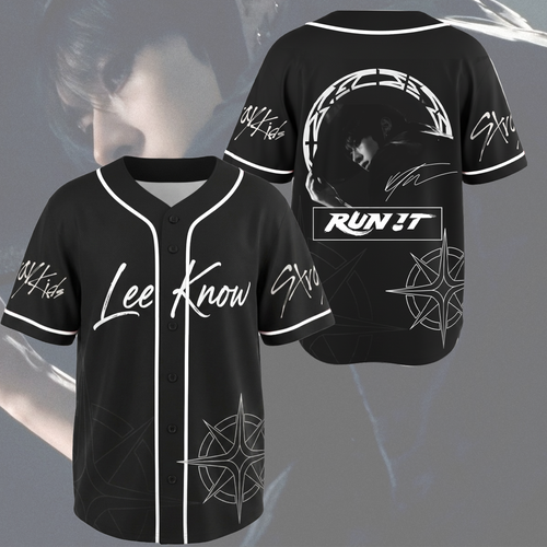 Lee Know Run It World Tour Stray Kids Baseballtrikot Stay Geschenke