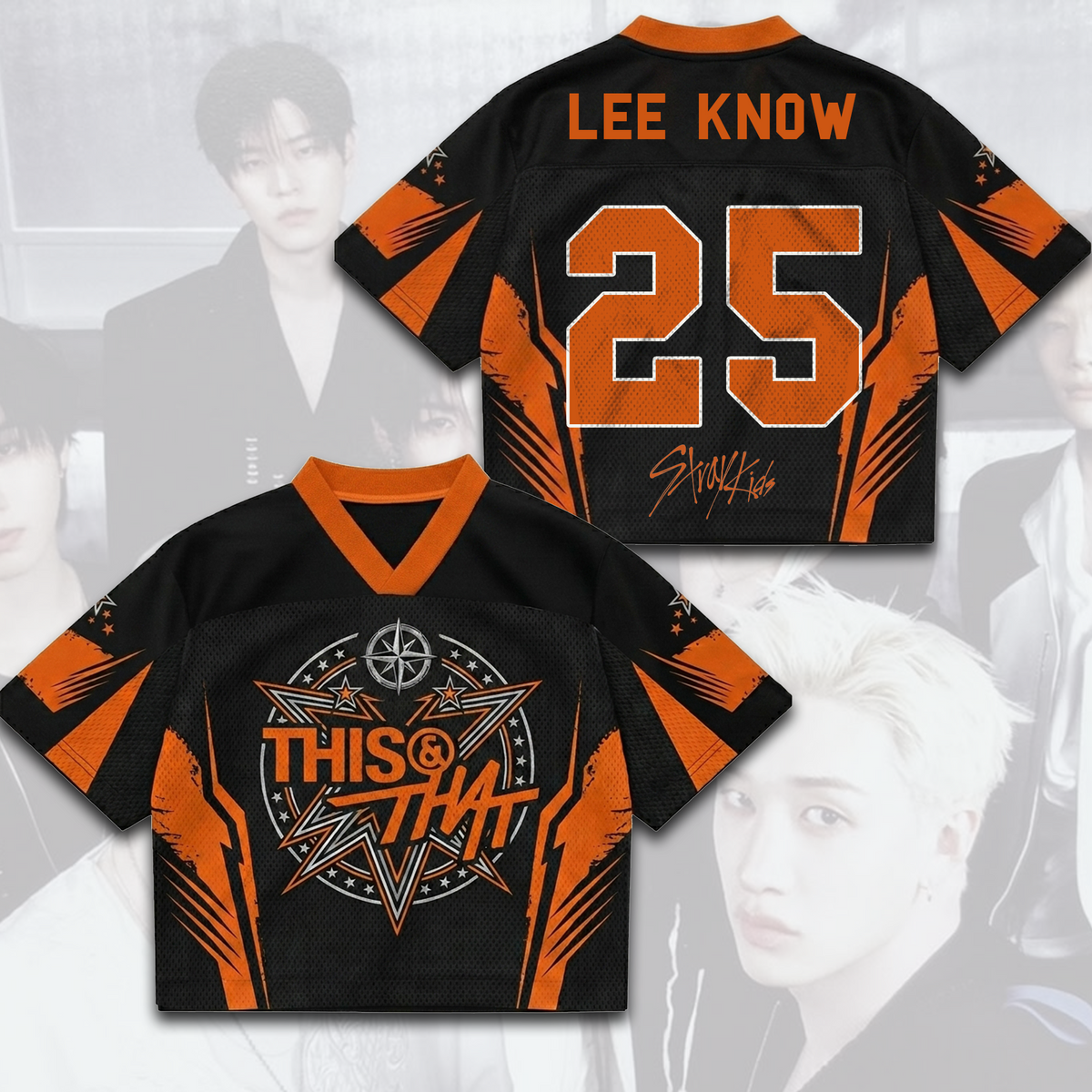 Energetisches Stray Kids This That Album Mixed Mesh Jersey Perfektes Fan-Geschenk