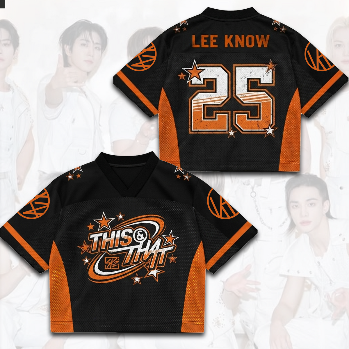 Dynamisches Stray Kids This That Mixed-Mesh-Trikot, das ultimative Geschenk für Fans