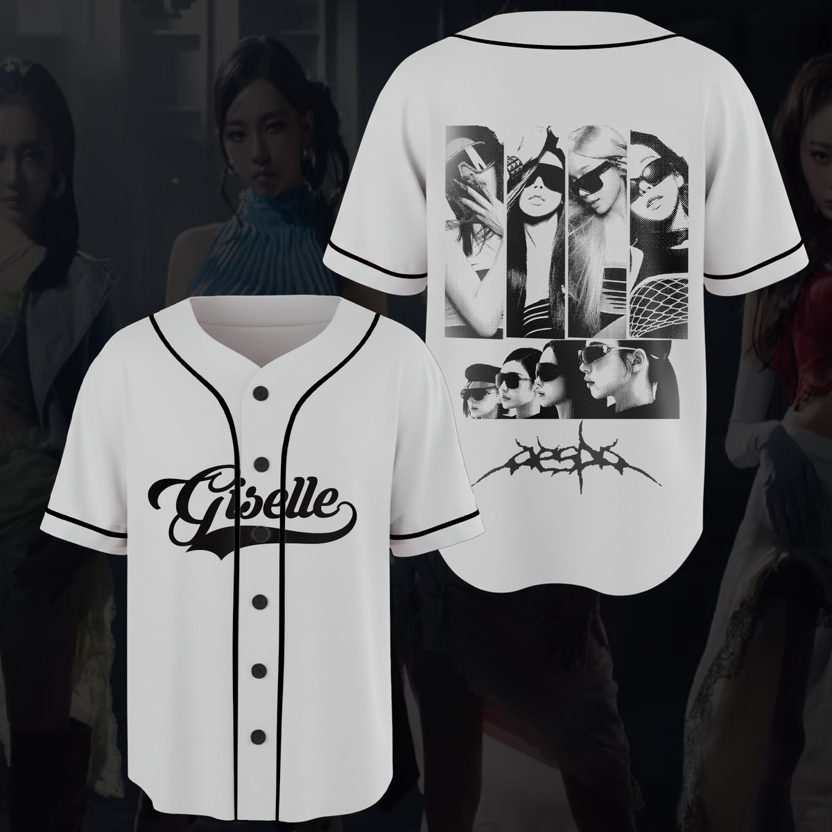 Lemonade Aespa World Tour Konzert Baseballtrikot Fan-Edition