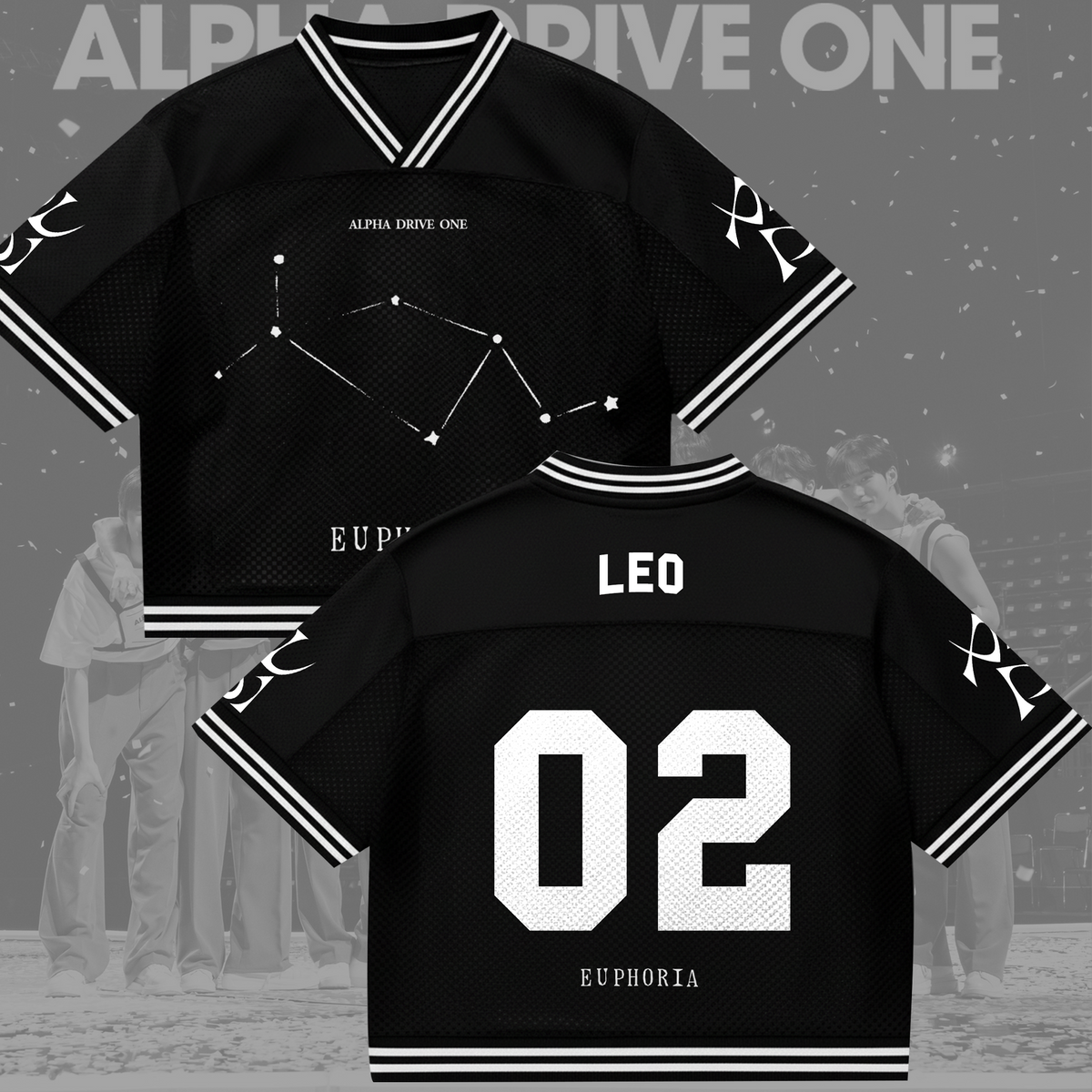 ALPHA DRIVE ONE Euphoria Album ALD1 Mixed-Mesh-Trikot