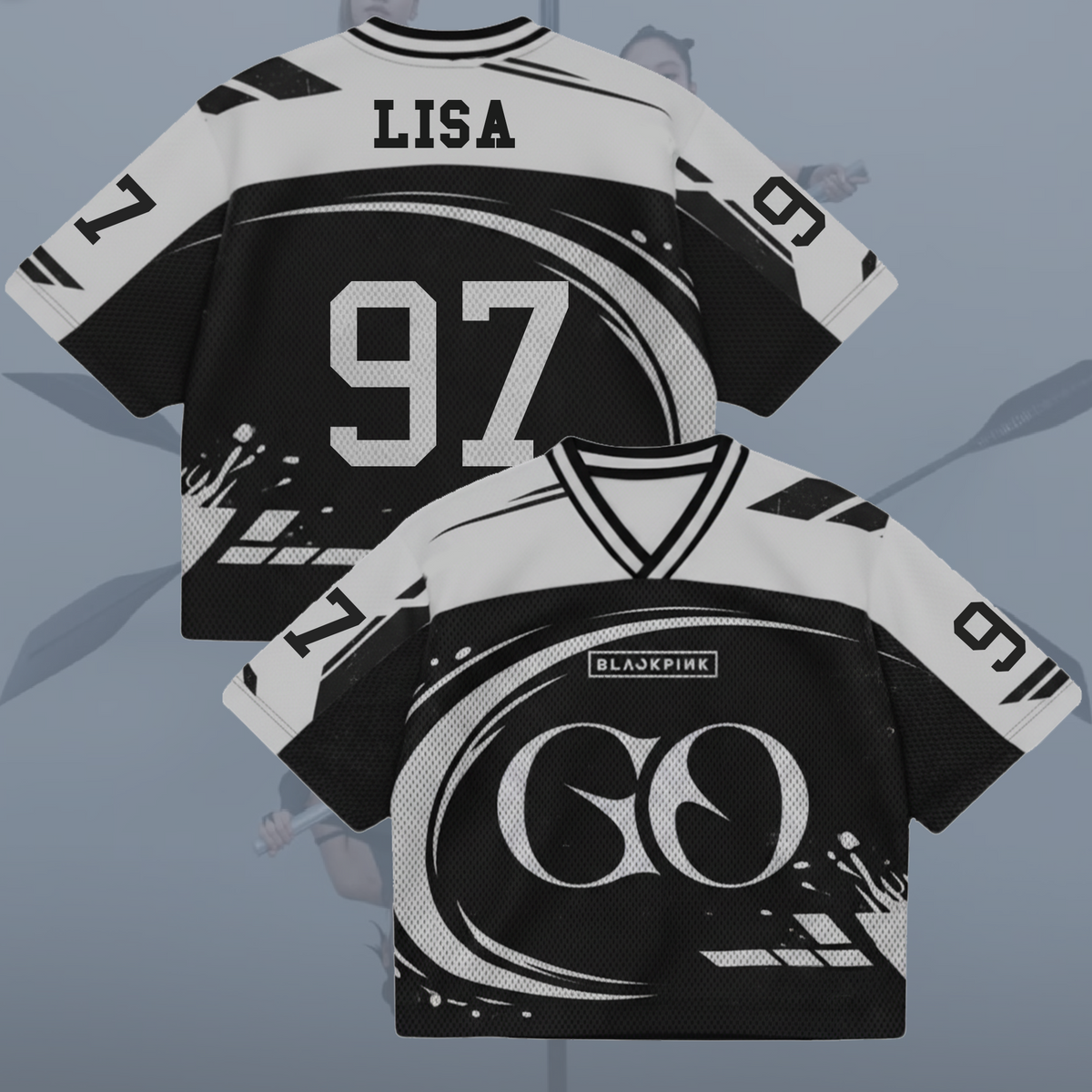 Title Go Deadline Blackpink Album Mixed Mesh Jersey