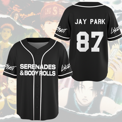 Serenades Body Rolls World Tour LngShot Jay Park Baseballtrikot Fan-Edition