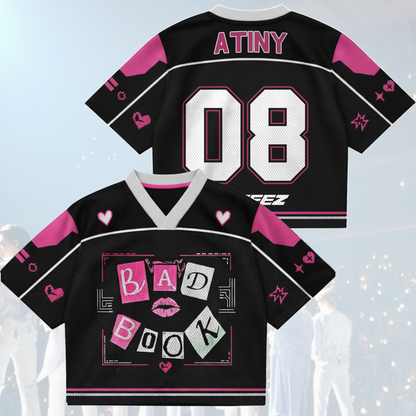 The Queen Bee Bad Book ATEEZ Golden Hour Teil 5 Gemischtes Mesh-Trikot