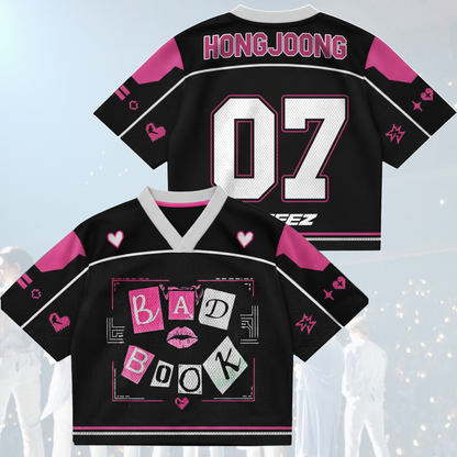 The Queen Bee Bad Book ATEEZ Golden Hour Teil 5 Gemischtes Mesh-Trikot