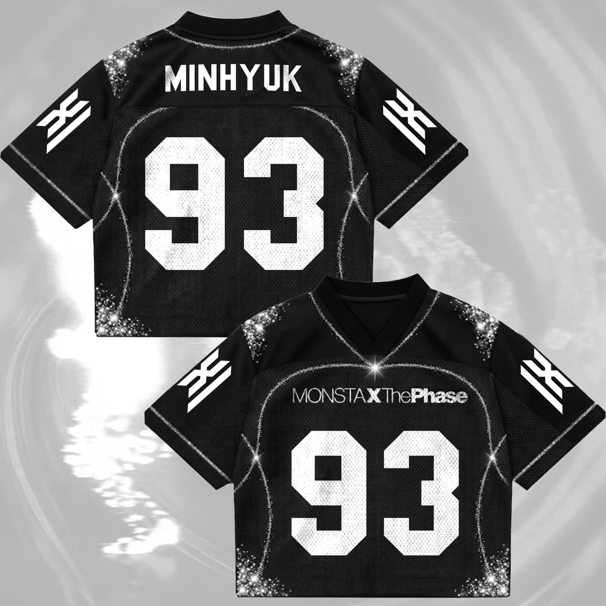 Queen Monsta X The Phase Mixed Mesh Jersey Nexus Outfit Geschenk für Fans
